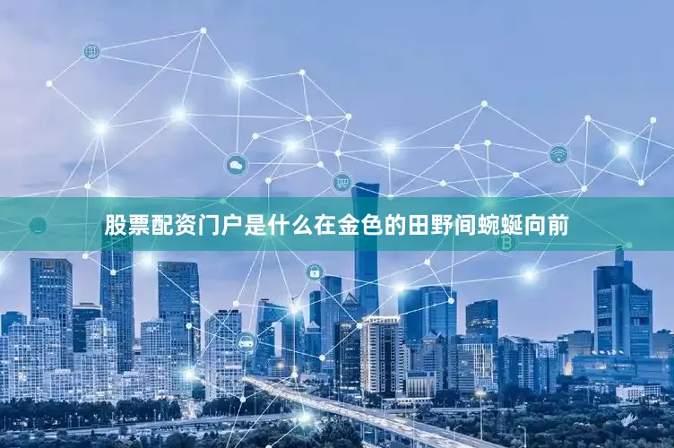 股票配资门户是什么在金色的田野间蜿蜒向前